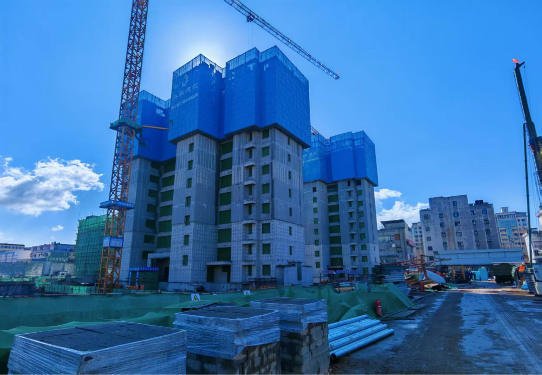 新兴里返迁安置房项目全力推进主体施工