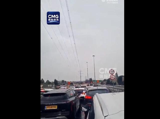 以色列遭开战以来最大规模导弹袭击！伊朗10分钟5波导弹袭击！