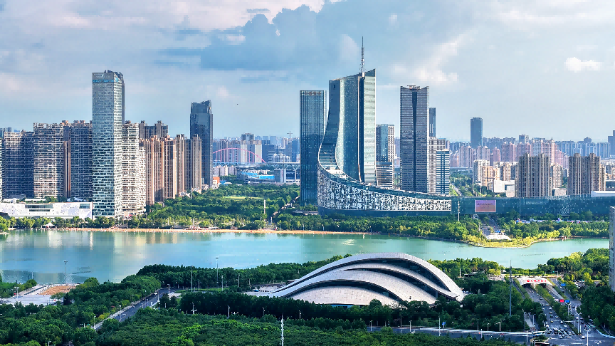 2026年一季度，合肥GDP增速位列29座“万亿城市”之首。人民网 郭昊摄