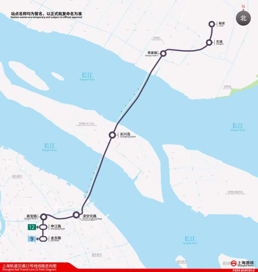 线路走向图。
