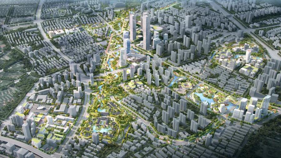海纳小镇效果图。