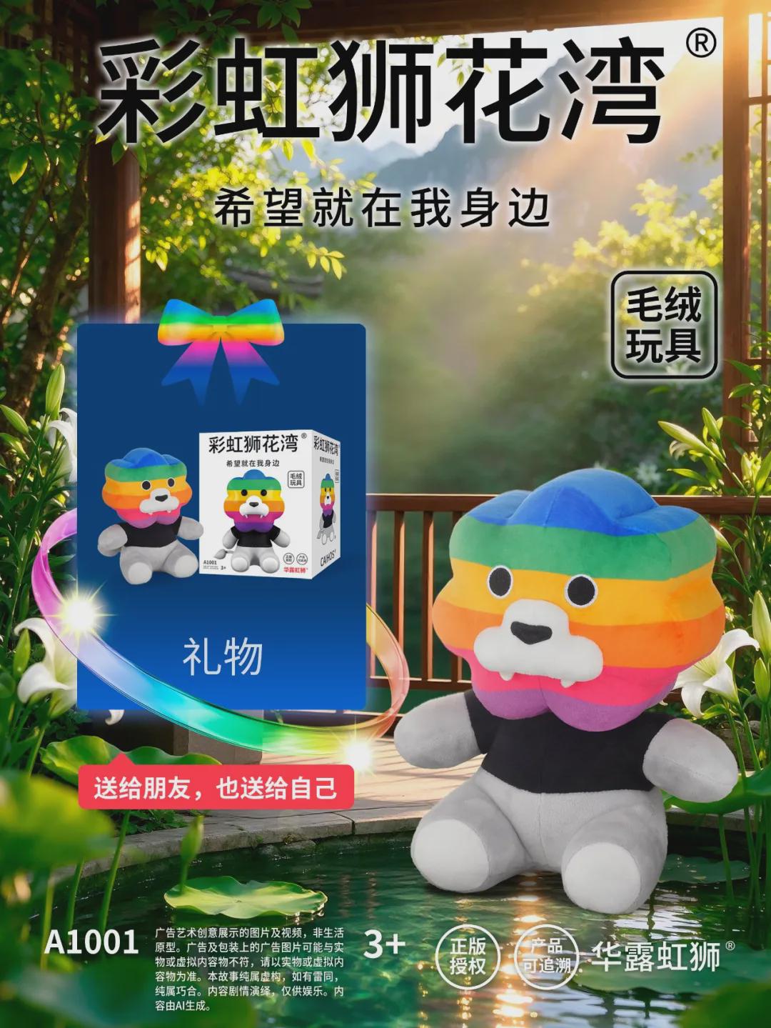拥抱四季：春天，拥抱一缕春风，静待满园花开，彩虹狮花湾玩具