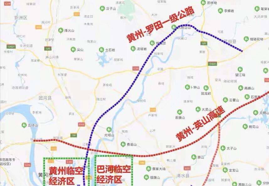 为打造黄冈市区龙头地位,尽快规划修建,黄州-罗田一级公路(其中罗田