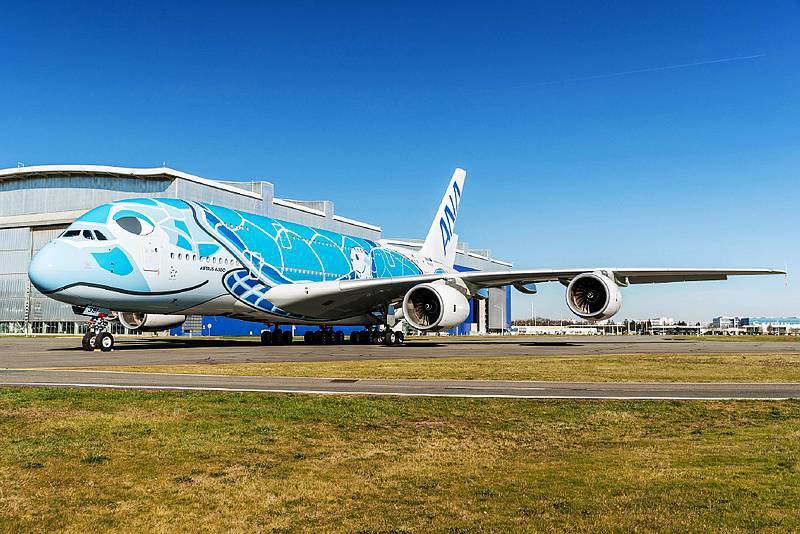 全日空航空接收其首架空客A380飞机