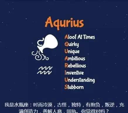 12星座英文名的每个字母都代表什么