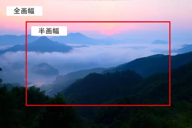 单反相机的全画幅相机和半画幅相机有什么区别?