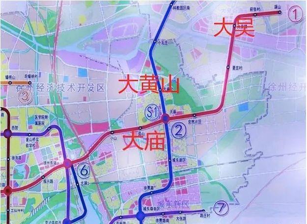 贾汪s1号线地铁线路图图片