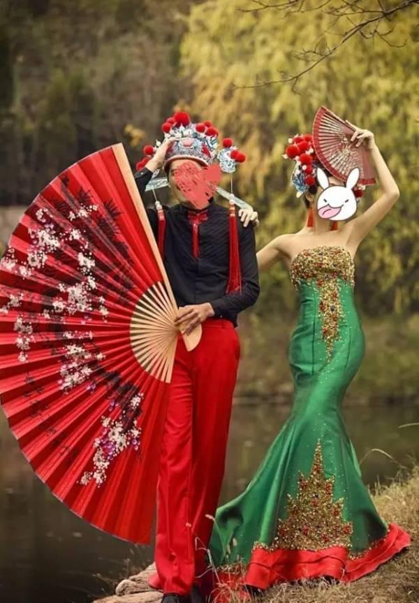 中式婚纱照好显老?'土丑俗'妥妥的 建议你看完