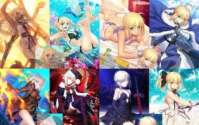 fgo:网友总结武内脸从者 从脸型到姿势都一样 泳装黑无毛最特别