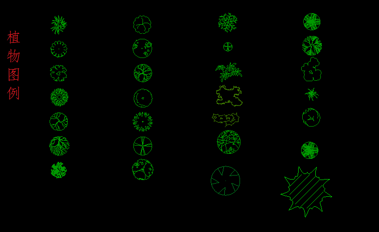 cad素材植物图片