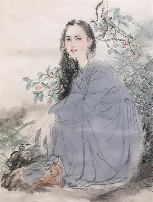 艺盘微个展|都市女性的审美言说——张琳的人物画