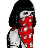 奋力向上的少女