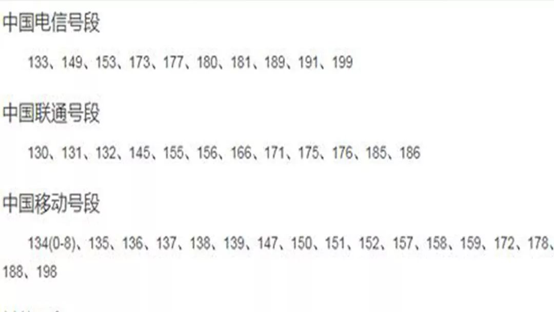 为什么中国的手机号码几乎都是以1开头的,能不能把1去掉?