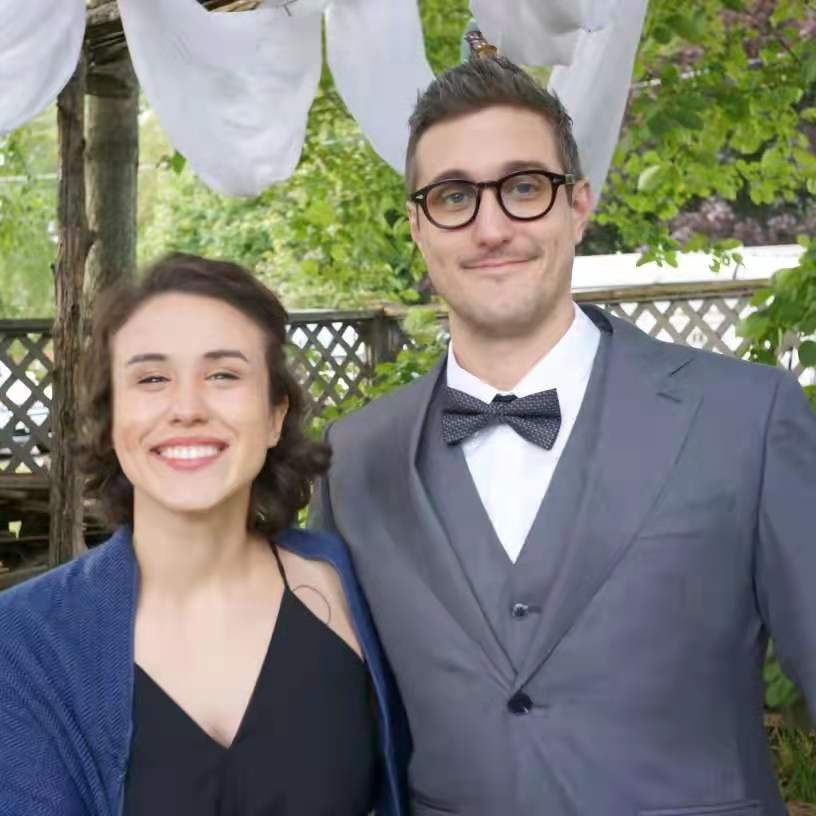 乔姨夫妇说英语