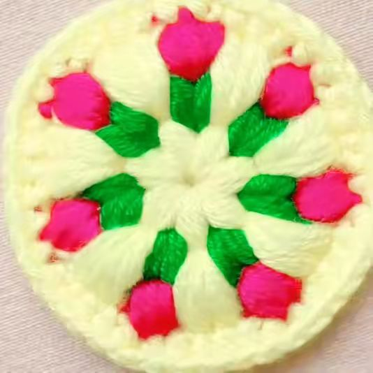 阳阳手工拖鞋钩织