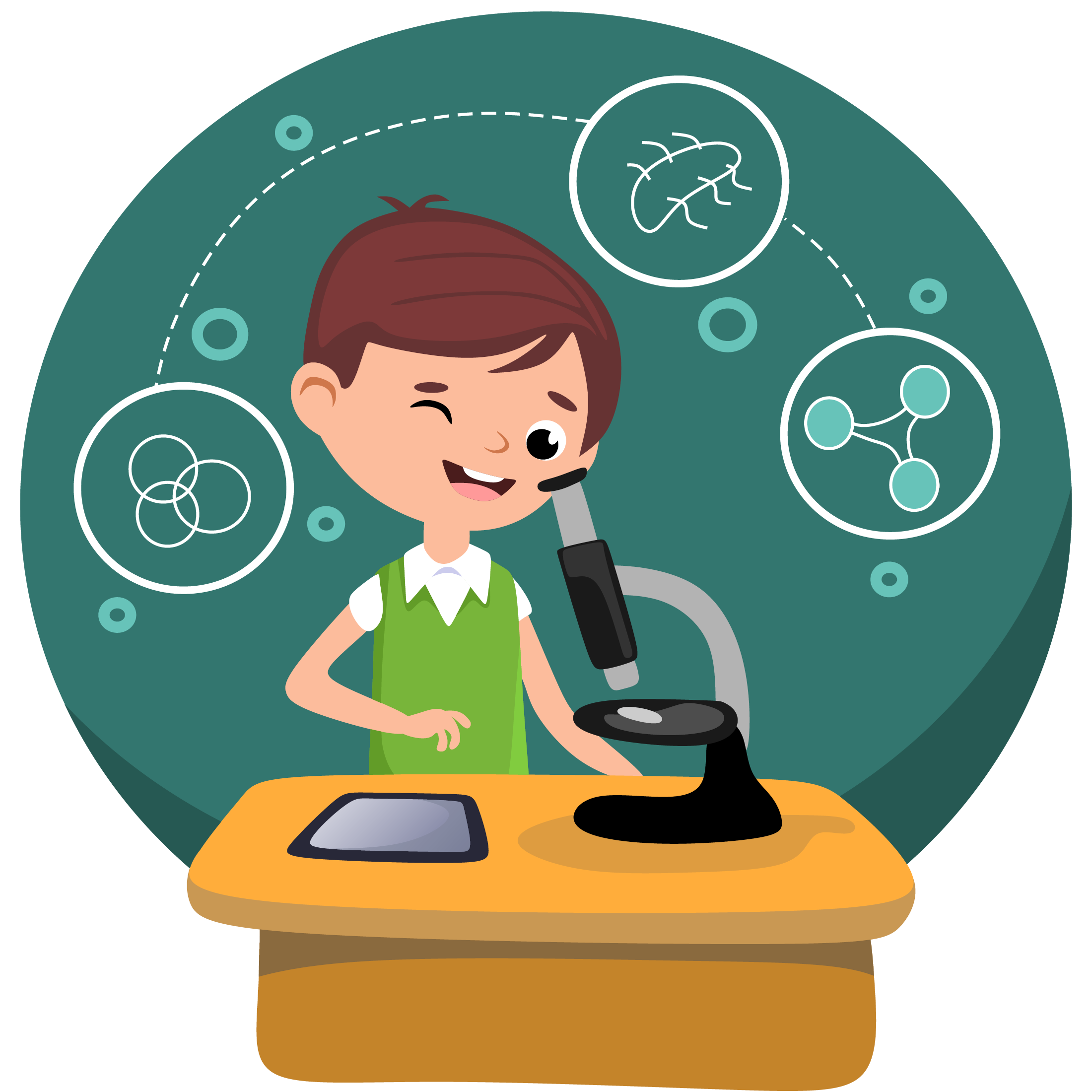 显微镜微观小鱼