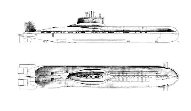 台风核潜艇设计图图片