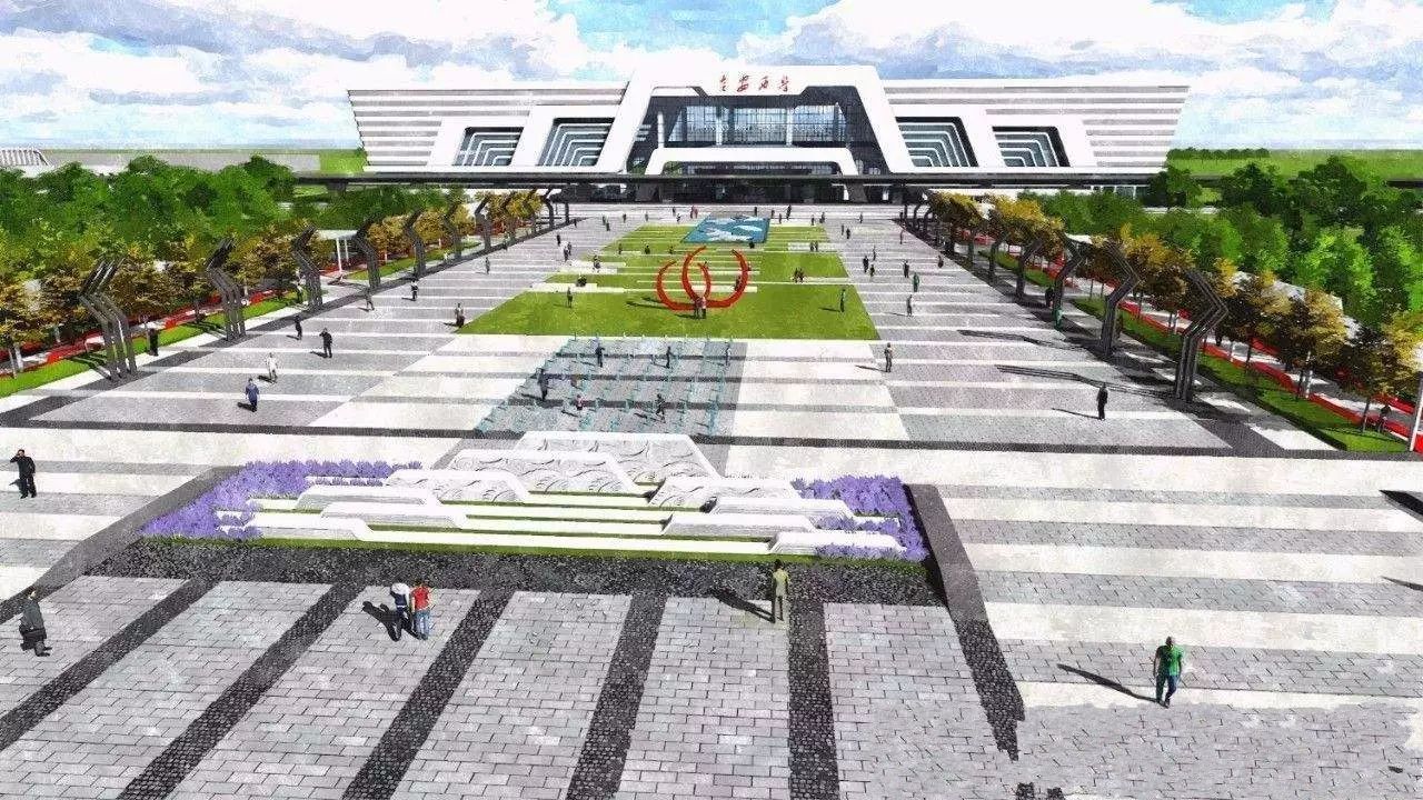 江西正打造的一座新高铁站,昌吉赣高铁穿过,预计2019年底建成