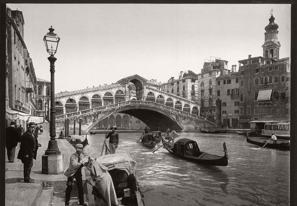 20张珍贵老照片带你去看看十九世纪的意大利威尼斯世界著名水城