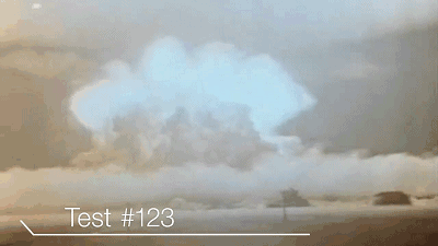 前苏联最大规模的核试验.