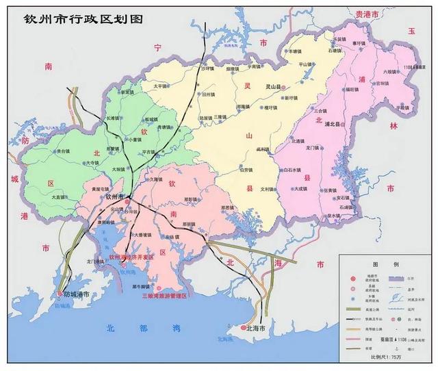 浦北县是广西壮族自治区钦州市下辖的一个县,位于钦州市东北部