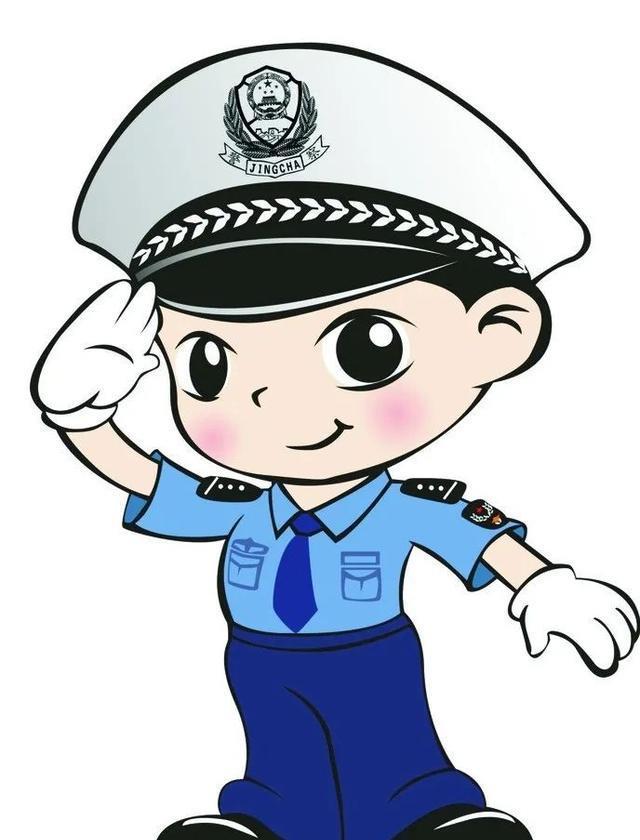 警察帽子卡通画图片